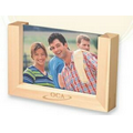 New Adventure Solid Wood Photo Block w/ Double Glass (2 Photo - 4"x6")